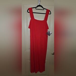 Ava & Viv Red Women's Dress HOLIDAY Party Ready